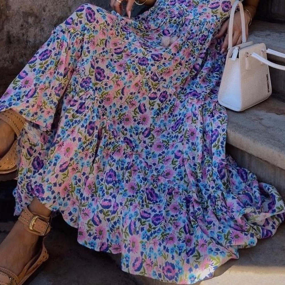 Spell Impala Lily Sundress Iris NWT - Picture 8 of 8